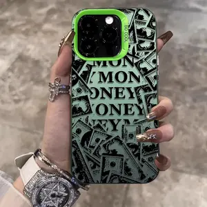 Nouvelle Mode Doodle <span class=keywords><strong>Dessin</strong></span> TPU Téléphone étui pour iphone 14 15 Plus 11 12 13 ProMax X XR XS Max Laser Plaqué Silicone Couverture - Product Image 5