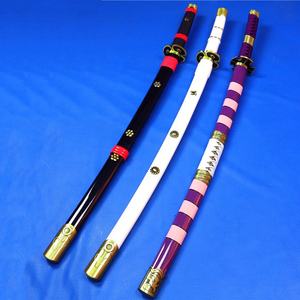 ดาบคอสเพลย์อะนิเมะญี่ปุ่นทาจิยูซูรุของเล่นดาบไม้แบบชิ้นเดียว - Product Image 2