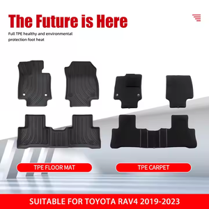 Alfombrillas de Coche de Alta Calidad para TOYOTA <span class=keywords><strong>RAV4</strong></span> 2019 2020 2021 2022 <span class=keywords><strong>2023</strong></span> 2024, Alfombras de TPE Impermeables, Alfombrillas Personalizadas - Product Image 2