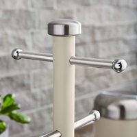 Accueil Essential Basic Kitchen Porte-6 tasses à café en acier inoxydable Porte-tasse Arbre