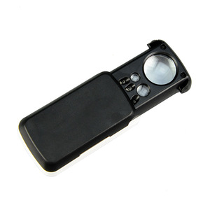 Loupe de bijoutier à lentille extractible 30X 60X 90X avec éclairage LED et UV NO.774-3ZXA - Product Image 4