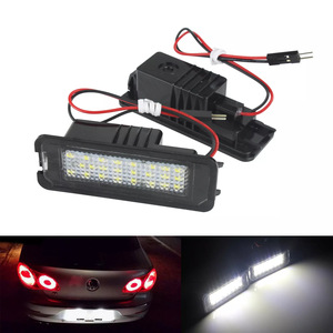 Éclairage de plaque d'immatriculation 3D0943021A LED blanc pour Porsche 911 Boxster Volkswagen Skoda Seat Type encastré - Product Image 1
