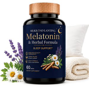 Suplemento Profesional y Herbal para el Sueño, 60 Tabletas para un Sueño Reparador y un Inicio Rápido del Sueño - Product Image 1