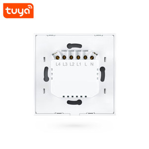 Interruptor de Luz Táctil WiFi Inteligente Tuya de 2 Canales para UE, Control Remoto, Funciona con <span class=keywords><strong>Alexa</strong></span>, Línea Neutra/Sin Línea Neutra Opcional PST-TY-E2 - Product Image 5