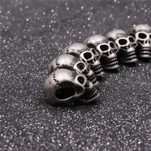 Pulsera de Cadena de Mano con Calavera de Acero Inoxidable Personalizada para Hombre, Joyería de Moda para Motociclistas, con Cabeza de Leopardo y Bolsa de PP - Product Image 3