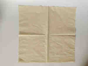 منديل ورقي غير مبيض منديل طاولة بني منديل يمكن تخصيص مبيعات المصنع مباشرة سعر الجملة لب الخشب البكر البني - Product Image 6