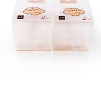 Boîtes rectangulaires en plastique PET transparent personnalisées pour la fabrication de cadeaux, contenants transparents pour ornements, cadeaux de fête d'anniversaire, emballages