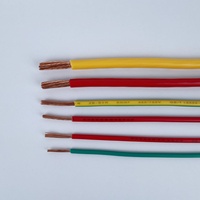 Venta directa de fábrica Cableado de PVC de cobre eléctrico de un solo núcleo 1, 5 mm2 2, 5 mm2 Cables de conductos flexibles