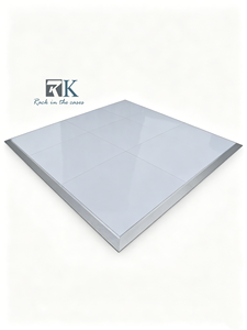 Easy install Dance Floor Party Wedding Event Flooring with White panel Aluminum <b>Edging</b> - Product Image 1