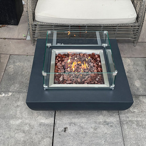 Estufa de Leña para Exteriores Estilo Europeo Americano, Chimenea para Patio, Villa, Casa de Huéspedes, Horno de Leña Real para Cenas, 860*860*H350 - Product Image 3