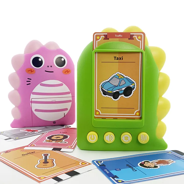 ELETREE Preschool English Educational Toy Learning Machine Audible Reading Talking Flash Cards Reader For Kids