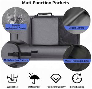 Étui de présentation d'art gratuit, format 18 x 24, avec sac à dos et sac fourre-tout pour œuvres d'art, taille moyenne. - Product Image 6