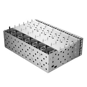 2180640-1 TE Remplacement 240P 2x6 Ports Light Pipe Press-Fit SFP + <span class=keywords><strong>Cage</strong></span> avec connecteur intégré - Product Image 4