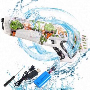 Pistola de Agua Eléctrica de Gran Capacidad QBZ95 para Niños, Juego de Disparos de Alta Presión con Juguete de Plástico Divertido y Seguro - Product Image 4