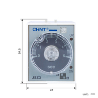 Relais temporisé de mise sous tension Chint JSZ3A JSZ3C JSZ3F AC250V 5A 8 broches DPDT, faible puissance, rail DIN, électrique industriel