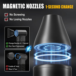 Ventilateur turbo soufflé violent Mini ventilateur à jet portable à 3 vitesses Ventilateur turbo sans fil sans balais pour voiture - Product Image 5