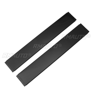 2.2m Carbon Fiber Look Universal Car Side Skirt Winglet Extensions Rocker <b>Splitters</b> for BMW F30 F80 F82 M4 F32 F36 E90 E92 F10 - Product Image 5