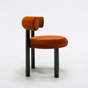 Chaises de salle à manger de luxe modernes, forme ronde, pour restaurant, appartement, maison, sièges de loisirs, sièges de dîner pour loft - Product Image 5