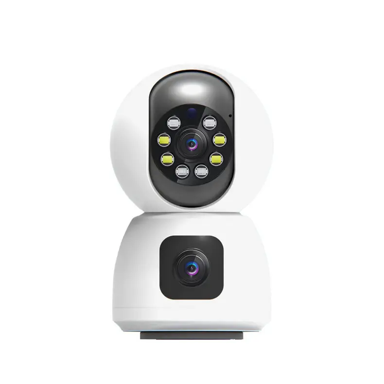 Caméra de vidéosurveillance PTZ Bullet d'intérieur Caméra de sécurité WiFi Full HD 4MP Caméra IP sans fil ICSEE App WiFi 1080 avec carte TF 8-128GB