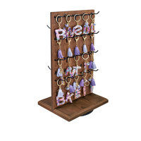 Support de présentation rotatif en MDF pour bijoux, sur mesure, nouveau design, pour boutique de cadeaux