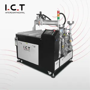 Máquina de envasamento de alta precisão com 2 componentes, máquina dispensadora de cola quente para pote PCB LED, disponível para venda