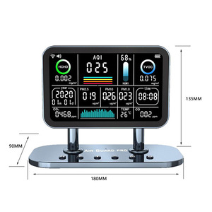 2026 nouveau Tuya Smart 13-en-1 formaldéhyde PM2.5 <span class=keywords><strong>monoxyde</strong></span> <span class=keywords><strong>de</strong></span> <span class=keywords><strong>carbone</strong></span> <span class=keywords><strong>dioxyde</strong></span> <span class=keywords><strong>de</strong></span> <span class=keywords><strong>carbone</strong></span> TVOC détecteur <span class=keywords><strong>de</strong></span> qualité <span class=keywords><strong>de</strong></span> l'air intérieur - Product Image 3