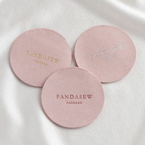 PandaSew Custom Logo Luxury Microfiber Jewelry Pouch Gift Rings Earrings Necklace Cosmetic Jewelry Packaging Bags - Product Image 3