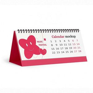 Manufacturer Custom Desk Monthly <b>Desktop</b> Calendar <b>Stand</b> - Product Image 4