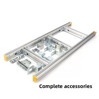 Support de câbles en alliage d'aluminium 0,7 mm, profilé en aluminium pour le passage de câbles, prix au mètre pour la câblage des salles de communication