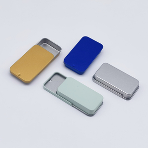Contenedor de Perfume sólido <span class=keywords><strong>Rectangular</strong></span> pequeño personalizado, caja superior de Metal, lata sin azúcar de menta - Product Image 3
