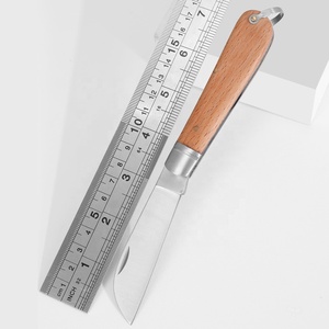 3.11 "lame <span class=keywords><strong>de</strong></span> pied <span class=keywords><strong>de</strong></span> mouton Style français traditionnel clou Nick manche en bois <span class=keywords><strong>de</strong></span> hêtre ouvert couteau <span class=keywords><strong>de</strong></span> <span class=keywords><strong>marin</strong></span> avec boucle <span class=keywords><strong>de</strong></span> caution - Product Image 4
