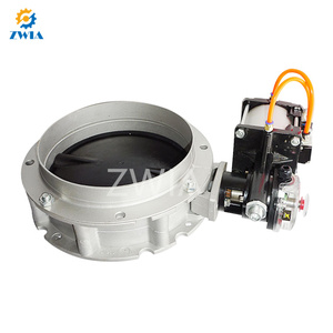 Vanne papillon en fonte V2FS100GBN avec actionneur pneumatique, performance stable pour le <span class=keywords><strong>transport</strong></span> industriel de fluides et de poudres - Product Image 3