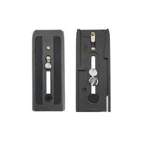 Evrensel alüminyum alaşım hızlı bırakma plakası vida adaptörü dağı Tripod Monopod başkanı Gimbal dağı SLR kamera için