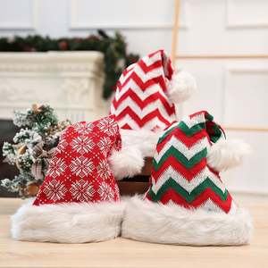 High Quality Custom logo Festival Decoration Gifts Adults <b>Kids</b> Christmas <b>Hats</b> Non-woven <b>Santa</b> Claus <b>Hats</b> Caps - Product Image 4