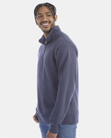 Pull personnalisable OEM 1/4 zip polaire col montant sweats à capuche et sweat-shirts logo brodé sweat-shirt quart-zip pour hommes