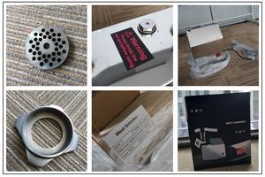 Электрический Свинина Куриное Мясо дорожный машина HR-8 коммерческое использование Мясорубка продукта полый конъюгированный силиконизированный полиэстер решений волокно машины машина для производства - Product Image 6