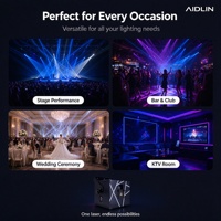 Projecteur laser de scène 3W 5W RGB pleine couleur avec animation, contrôle Bluetooth via application, DMX ILDA, pour bar, mariage, KTV, spectacle