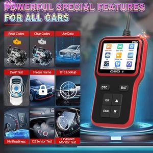 Car Scanner Diagnostic Tool Professional Auto OBD2 Check Engine <strong>Code</strong> Reader with Reset Vehicles Live <strong>Data</strong> Scan <strong>Tester</strong> Universal - Product Image 4