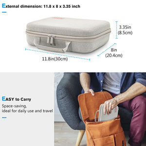 Estuche Organizador de Viaje Portátil de EVA con Logotipo Personalizado, Resistente a Impactos, de Gran Capacidad, Impermeable, para Cables - Product Image 2