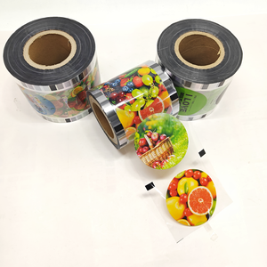 <span class=keywords><strong>Film</strong></span> en rouleau pour sceller les gobelets en plastique et <span class=keywords><strong>aluminium</strong></span>, avec logo personnalisé imprimé, en PP, PET, PE, à décollement facile, pour thé Boba Bubo - Product Image 3