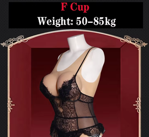 逼真的男性硅胶紧身衣，带有乳房形状和手臂变性假阳具 - Product Image 4