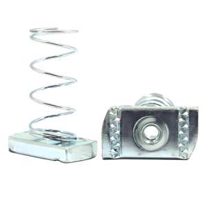 Précision zingué M6 M8 M10 M12 écrou à ressort attache acier canal Clip écrou jaune zinc écrous à ressort - Product Image 5