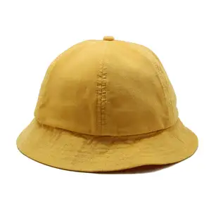 Nuevo tipo de venta caliente chico diseñador personalizado impreso logotipo chico sombreros de cubo niño niña sombrero de cubo gorra
