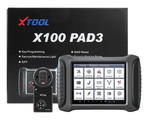 XTOOL X100 PAD3，带KC100 OBD2关键编程器芯片编程器关键读取ECU读写汽车扫描仪工具