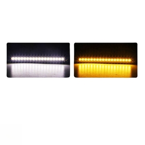 Feux de signalisation pour moto, bande lumineuse bicolore à 36 LED pour fourche avant de moto, feux auxiliaires pour motos - Product Image 3