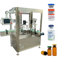 Machine de remplissage automatique de flacons en verre de 10 ml et 15 ml, machine d'embouteillage monobloc pour ligne de lavage et de remplissage d'ampoules