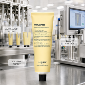 Crème pour les mains OEM 50g, lotion parfumée à la bergamote, hydratation intense, soin nourrissant naturel au beurre de karité, réparation non collante, respectueuse de l'environnement - Product Image 2