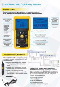 Testeur d'isolation Chauvin Arnoux C.A 6536 10 V, 100 V - Product Image 3