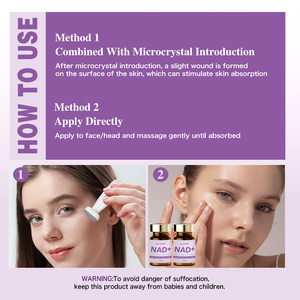 NAD + Serum pembaruan <span class=keywords><strong>Bio</strong></span> Label pribadi, ampul organik pengencang elastisitas peningkat kulit untuk anti-penuaan dan bersinar - Product Image 5