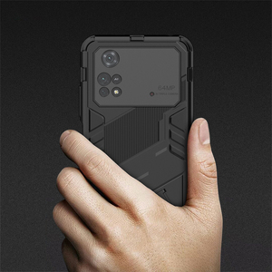 <span class=keywords><strong>Coque</strong></span> de téléphone M4 Pro 4G à la mode, Style Punk, béquille, antichoc, <span class=keywords><strong>Coque</strong></span> arrière, <span class=keywords><strong>Poco</strong></span> M4 Pro, armure - Product Image 4